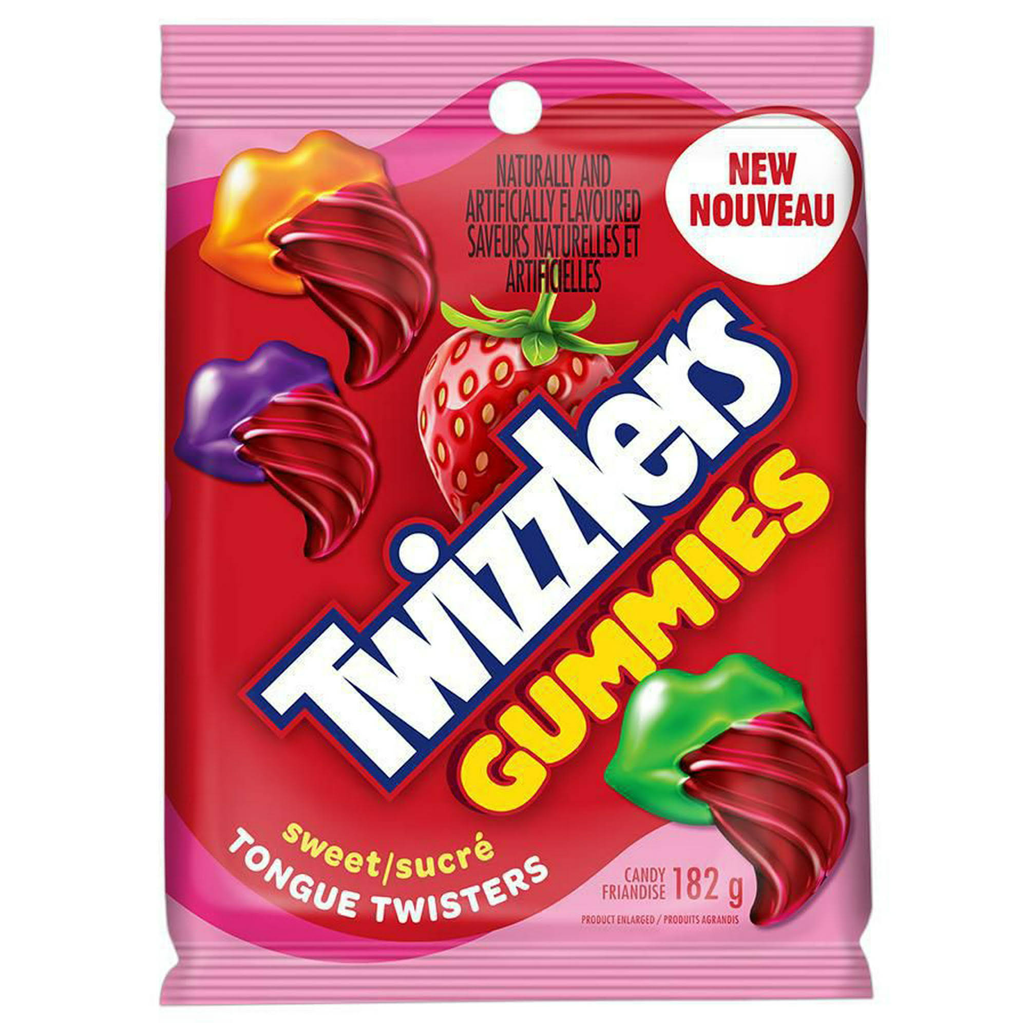 Twizzlers Tongue Twister Sweet Gummies - 182g