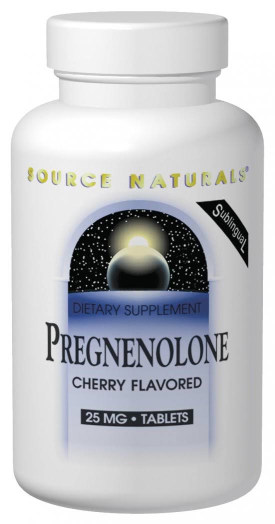 Source Naturals Pregnenolone 25 mg Dietary Supplement - 120 Tablets