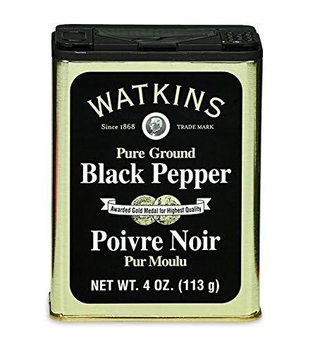 Watkins Pure Ground Black Pepper - 113g