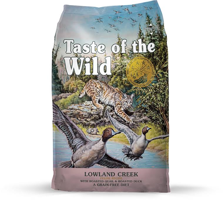 Lowland Creek Feline Formula with Roasted Quail & Duck | Taste of the Wild