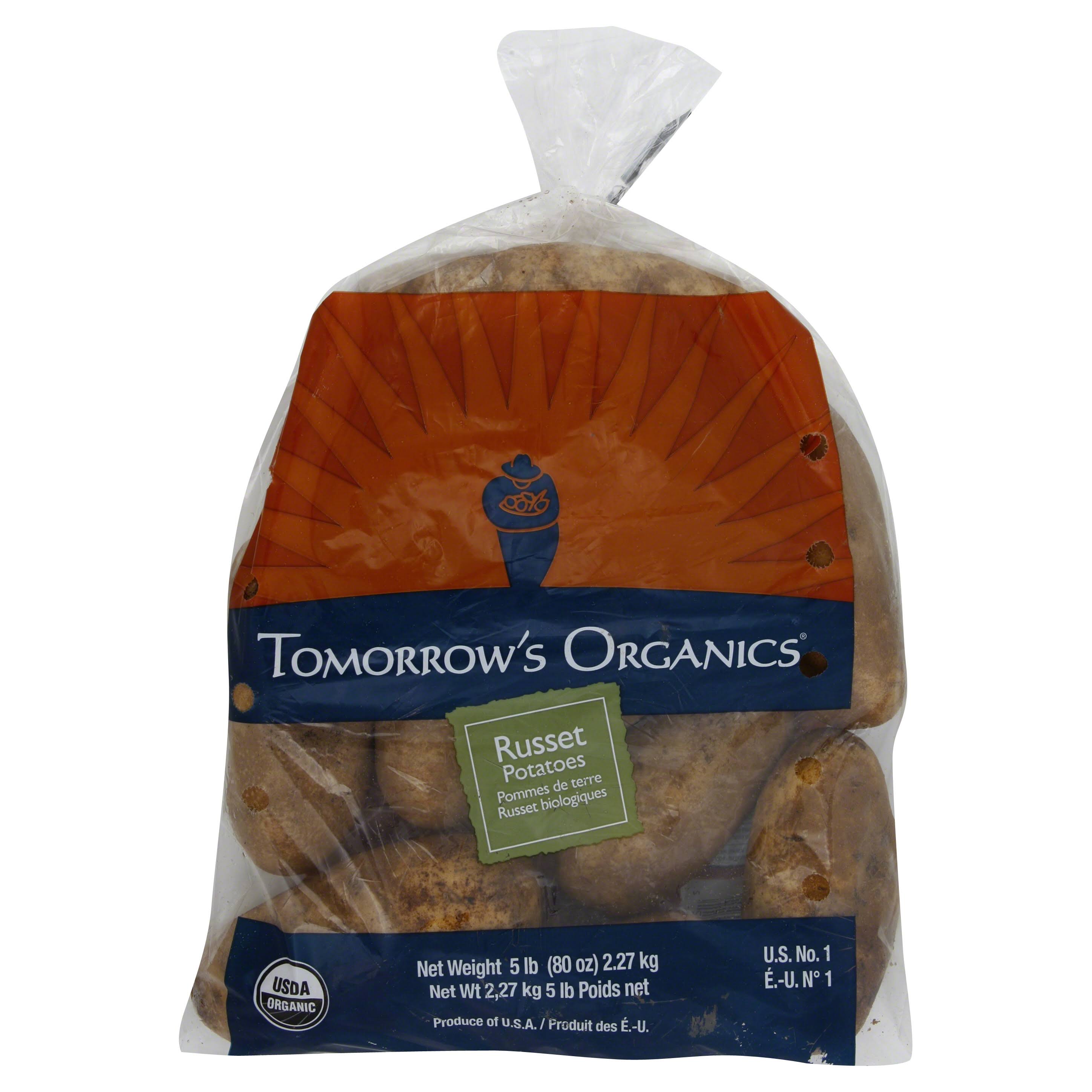 Tomorrows Organics Potatoes, Russet - 80 oz