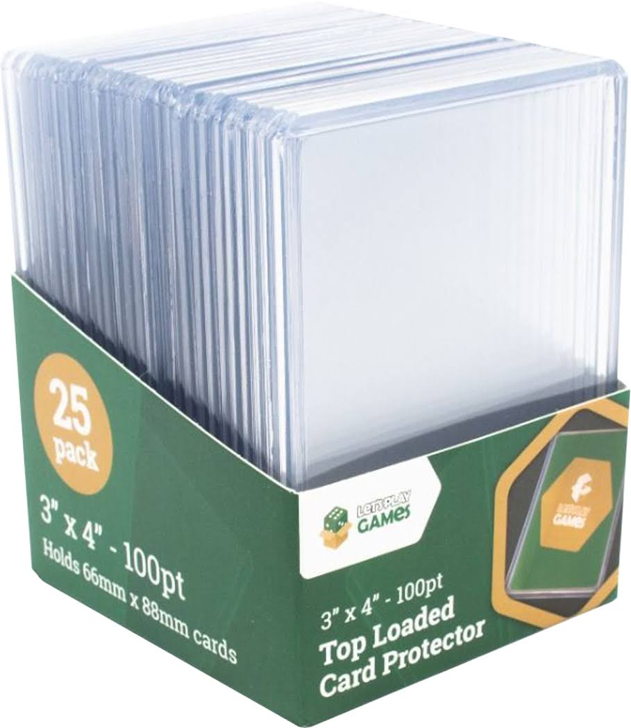 LPG Top Loader Card Protector 3"x4" 100pt (25) | Ozzie Collectables
