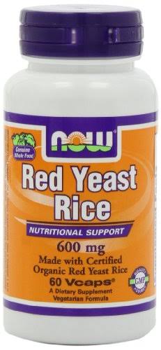 Now Foods Red Yeast Rice Extract - 60 Vcaps, 600mg