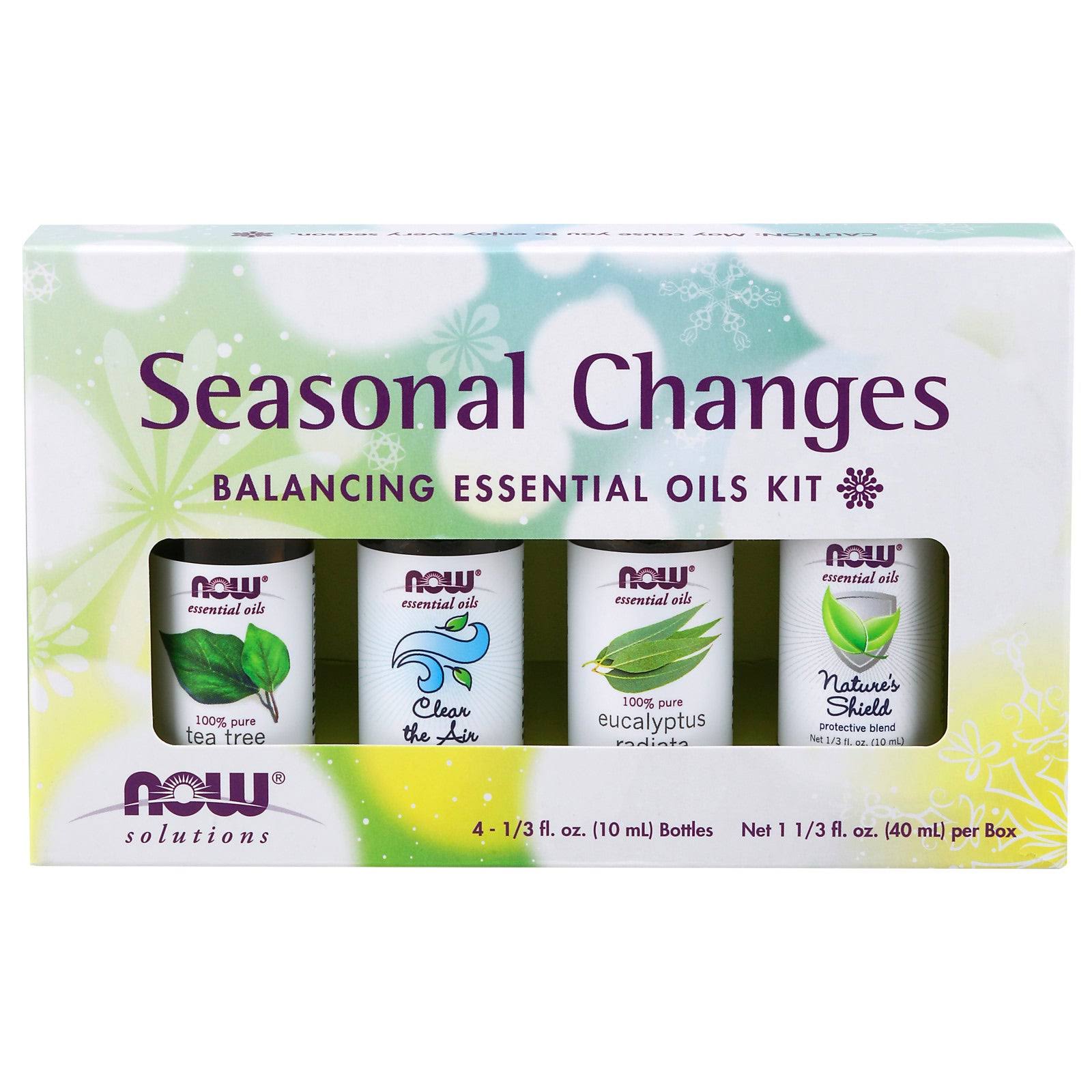 Now Foods Seasonal Changes Balancing Essential Oils Kit - 10ml, 4pk