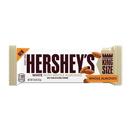 Hershey's White Crème with Whole Almonds King Size Bar (73g)