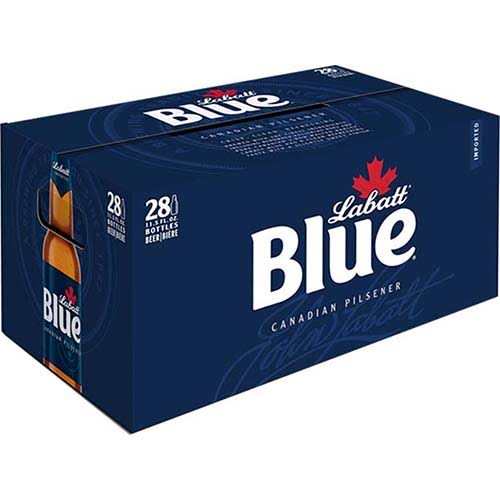 Labatt Blue Canadian Pilsener - 28ct, 11.5oz