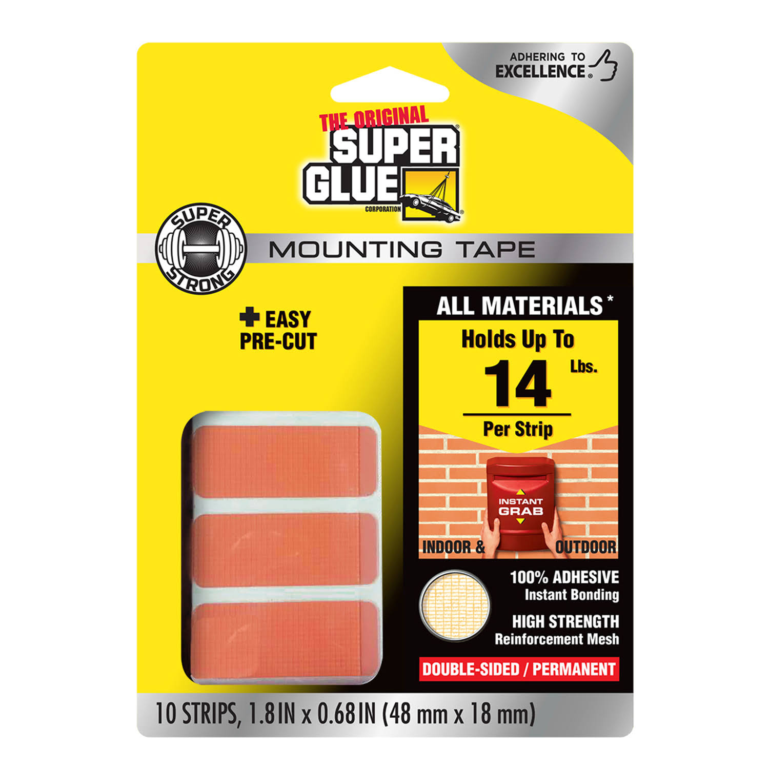 Super Glue Mounting Tape Strips