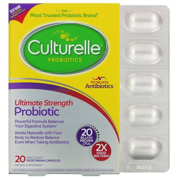 Culturelle Digestive Health Extra Strength Probiotic Capsules - x20