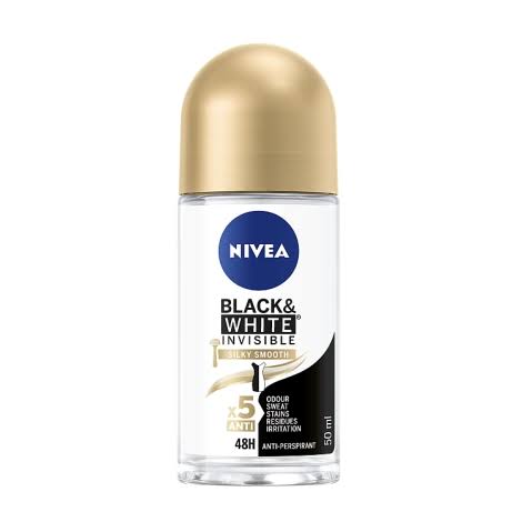 Nivea Black & White Invisible Silky Smooth Anti-Perspirant Roll On - 50ml