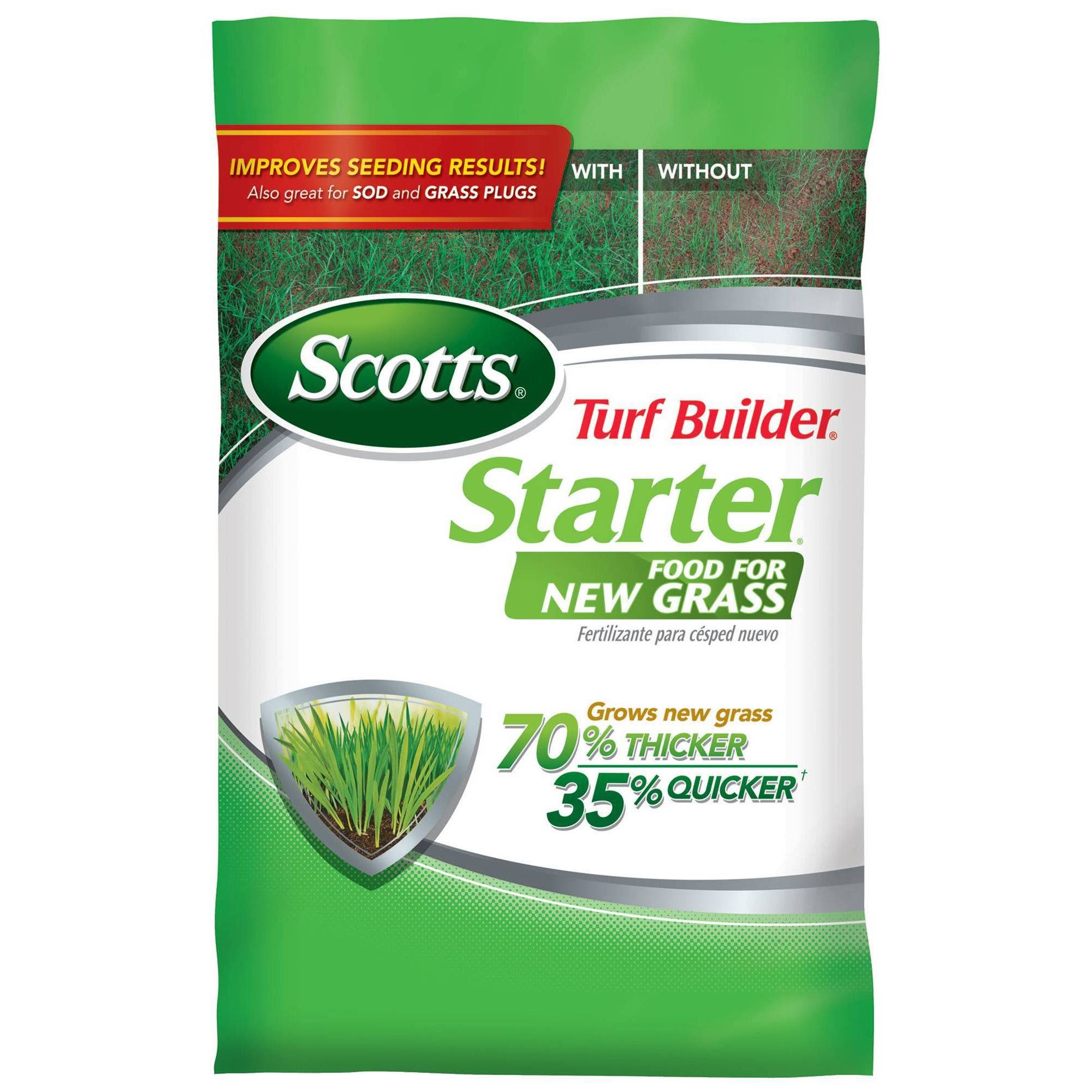 Scotts Turf Builder New Grass Food Starter Fertilizer - 15lb