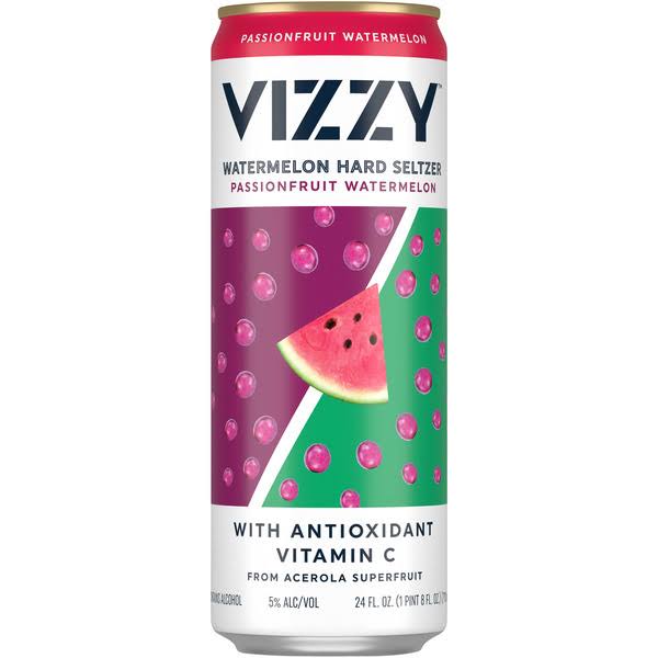 Vizzy Hard Seltzer, Passion Fruit Watermelon - 24 fl oz