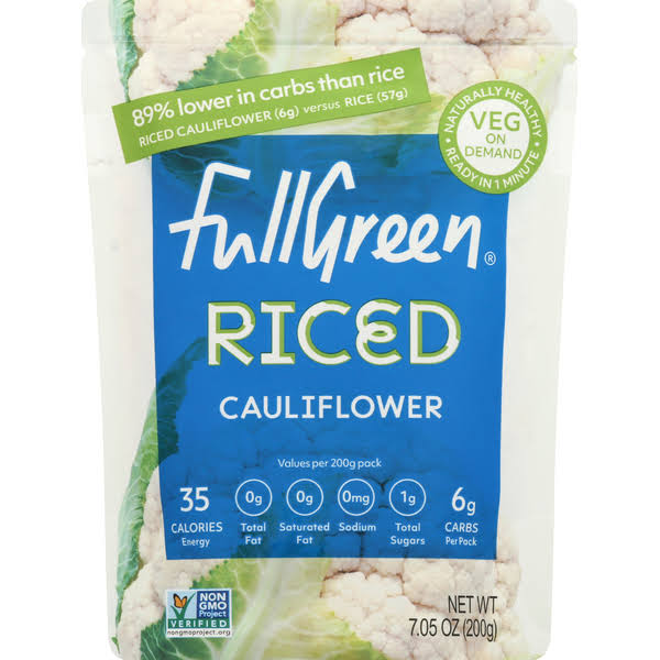 Fullgreen - Riced Veg Cauliflower - Case of 6-7.05 oz