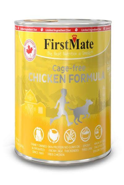 FirstMate Chicken Limited Ingredient Grain-Free Canned Dog Food, 12.2-oz