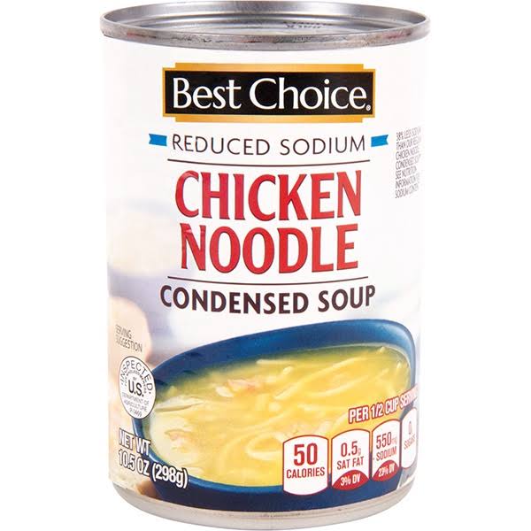 Best Choice 38% Low Sodium Chicken Noodle Soup