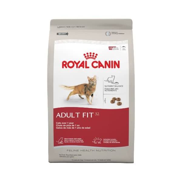 Royal Canin Feline Health Nutrition Dry Cat Food - Adult Fit 32, 15lbs