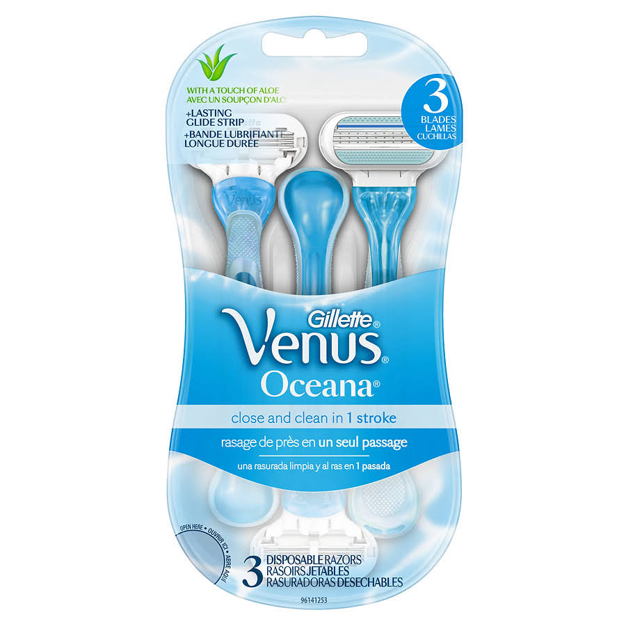 Gillette Venus Oceana Disposable Razors - Pack of 3
