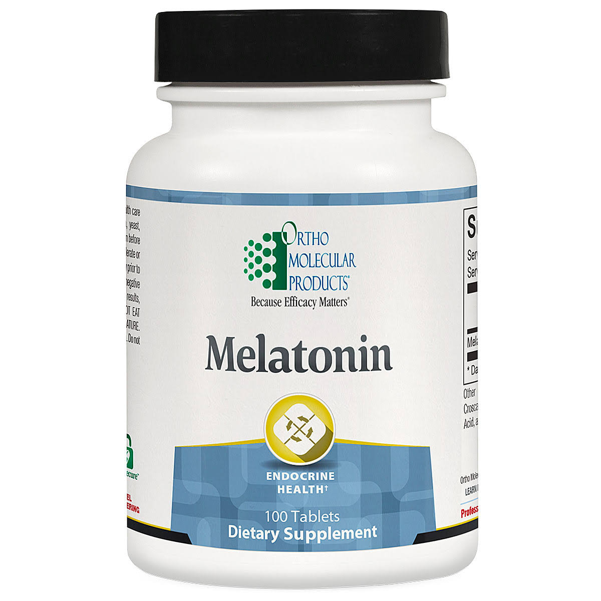 Ortho Molecular Products, Melatonin, Endocrine Health, 100 Tablets