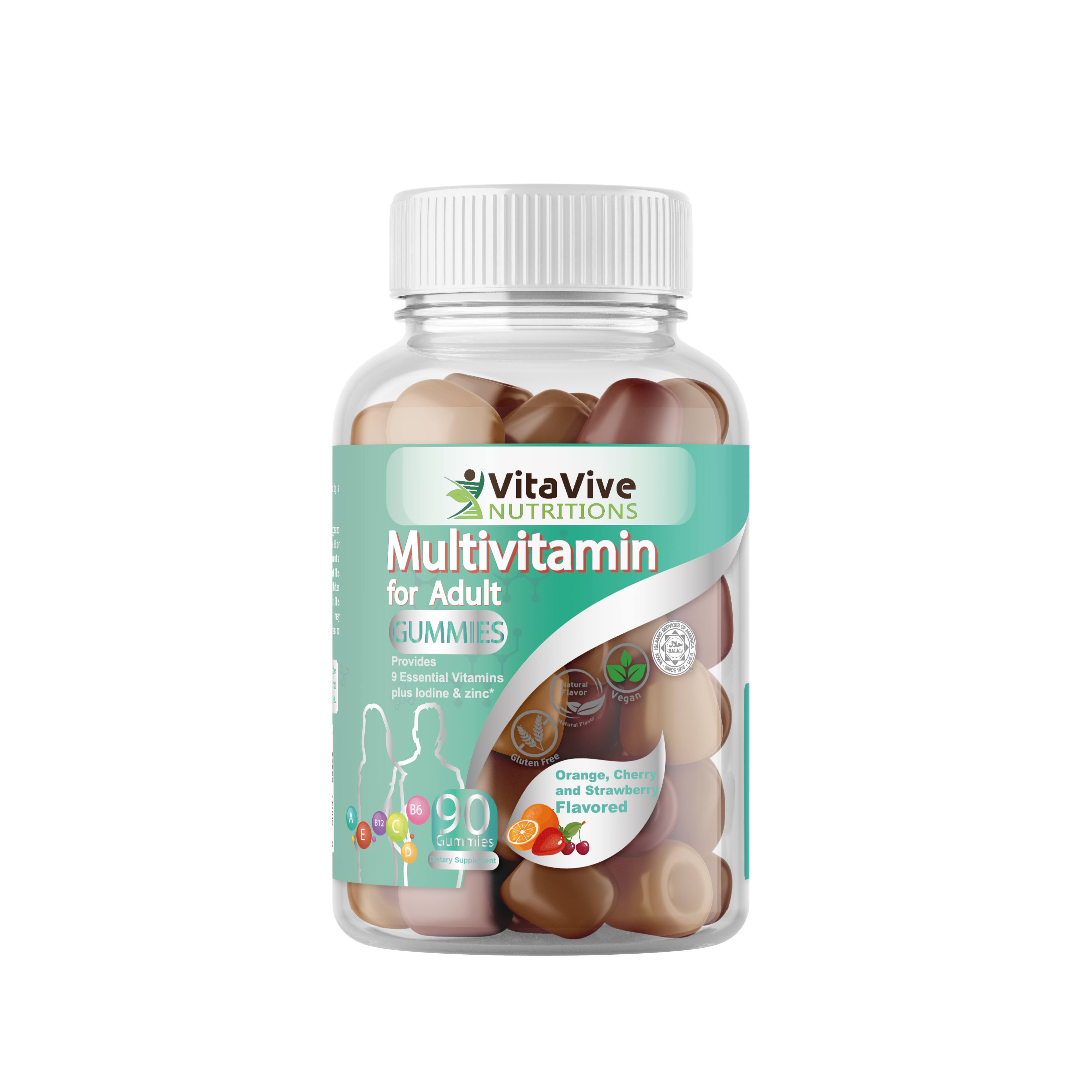 Vitavive Nutrition Multivitamin for Adults Gummies
