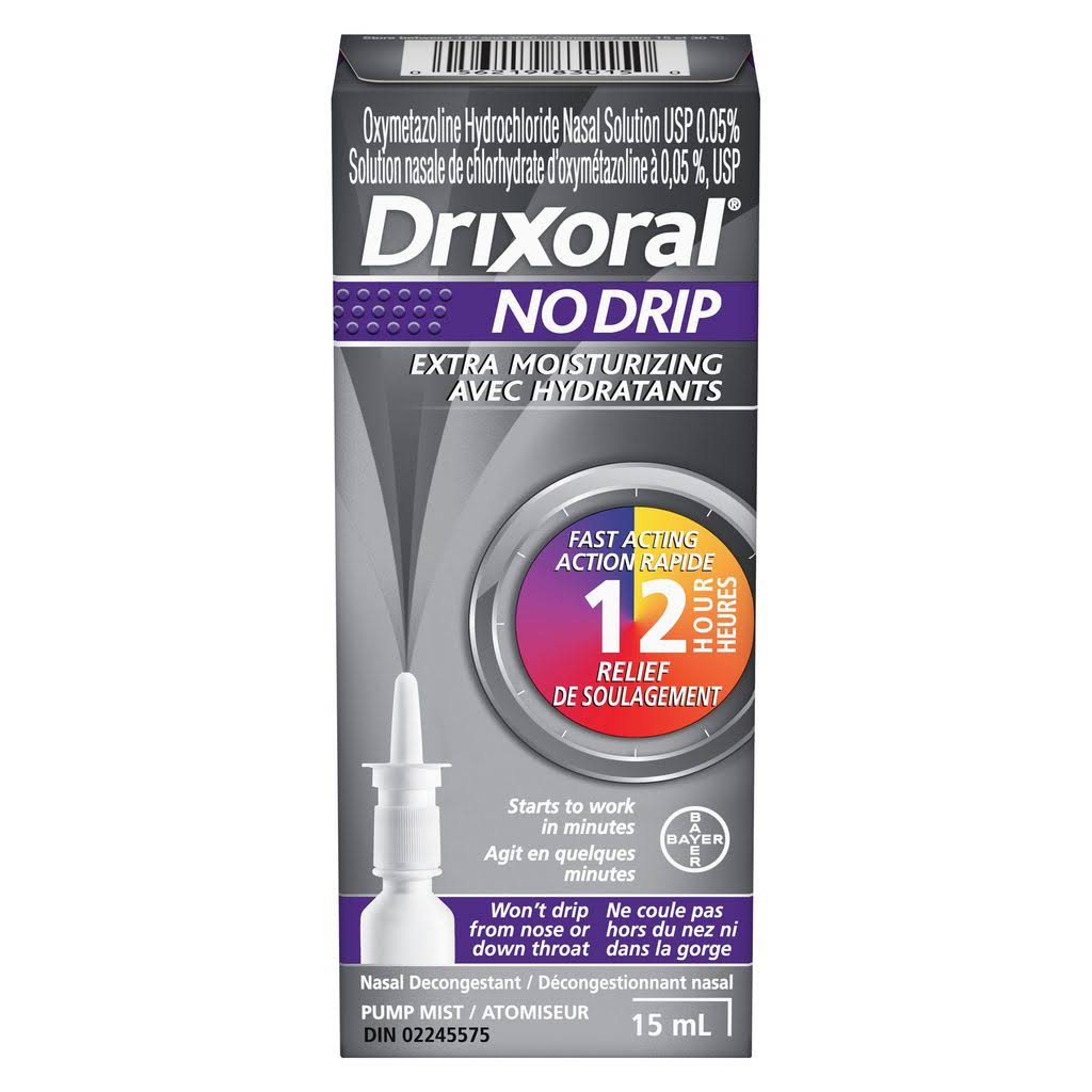 Drixoral No Drip Extra Moisturizing Nasal Spray - 15ml