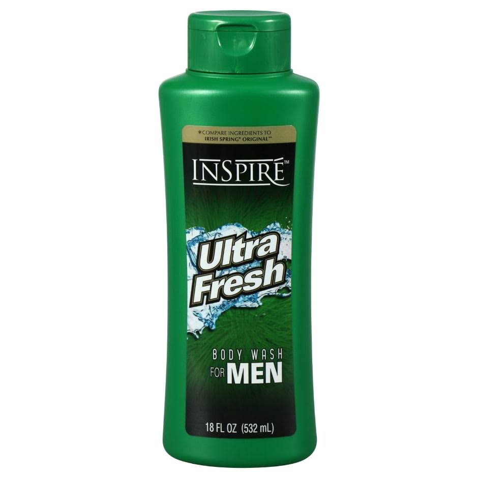 Inspire Mens Premium Ultra Fresh Body Wash - 18oz