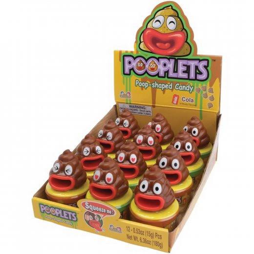 Kidsmania Pooplets Candy - Cola, 12pk, 15g