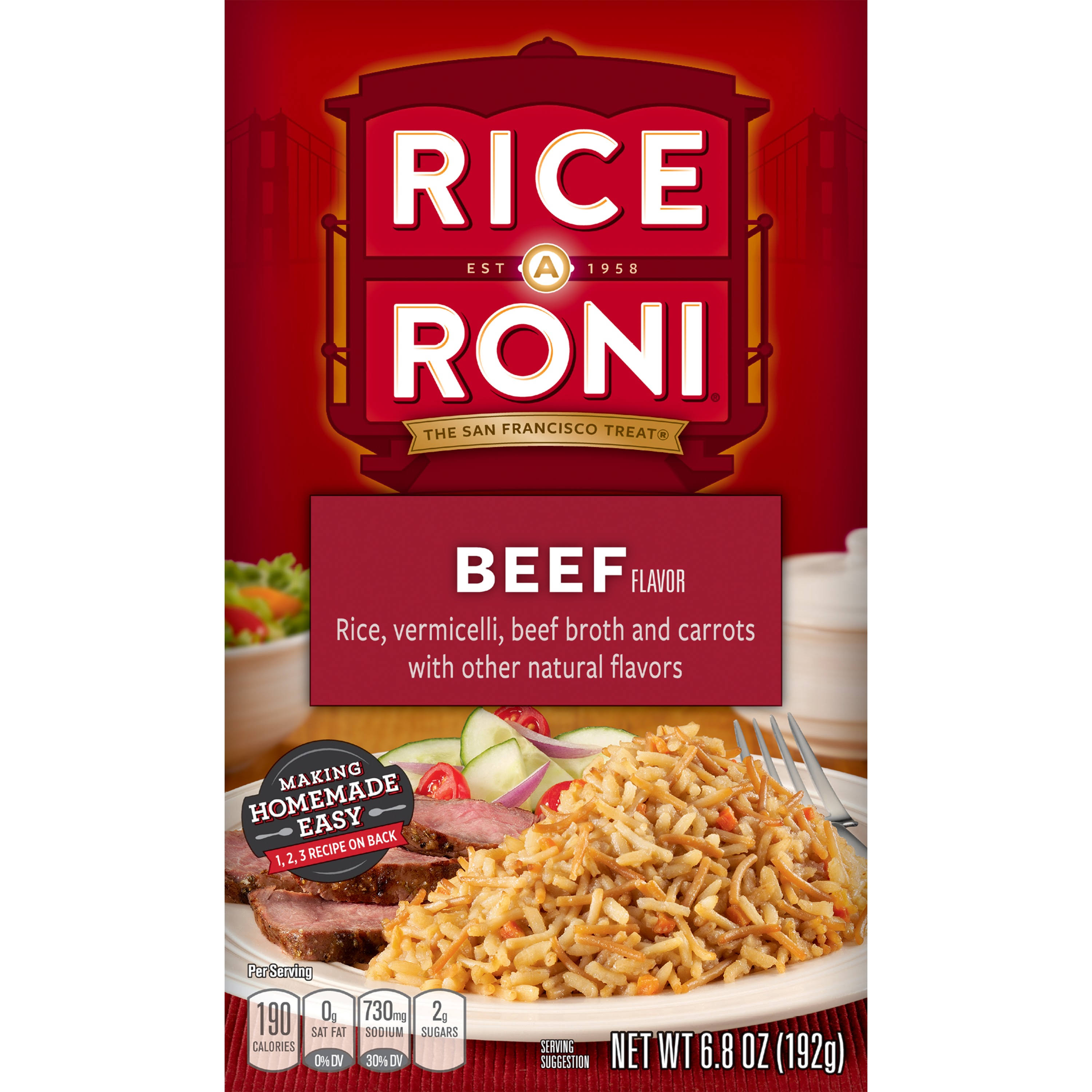 Rice A Roni The San Francisco Treat Pasta - 6.8oz, Beef