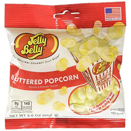 Jelly Belly - Buttered Popcorn, 12 Pack of 3.5oz