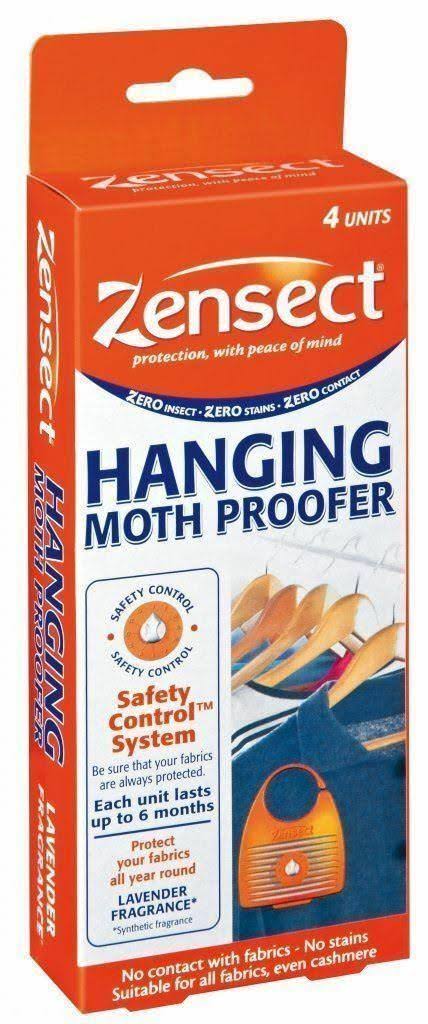 4 Units 4 x Zensect Moth Hanging Proofer