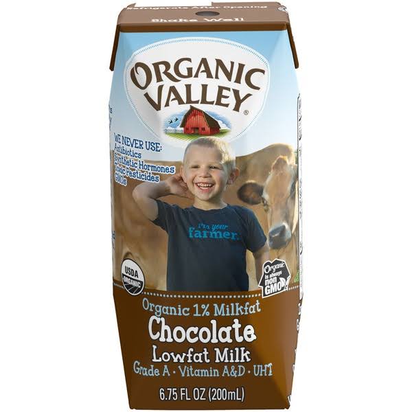 Organic Valley 1% Lowfat Milk Chocolate