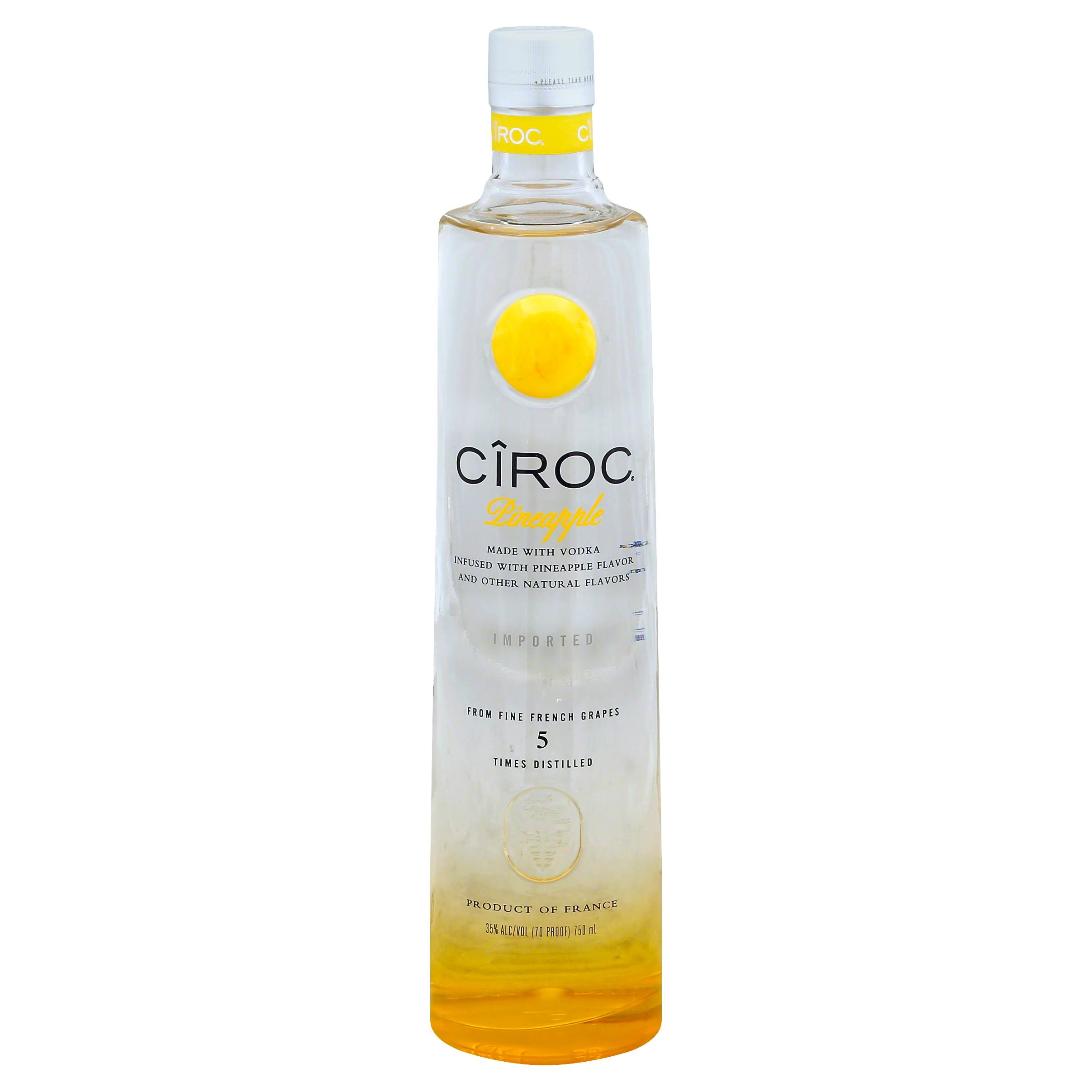 Ciroc Vodka - Pineapple, 750ml