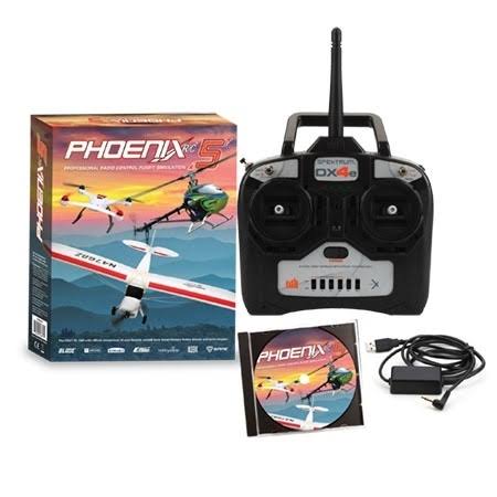 Phoenix R/C Pro V5.0 Flight Simulator w/Spektrum DX4e