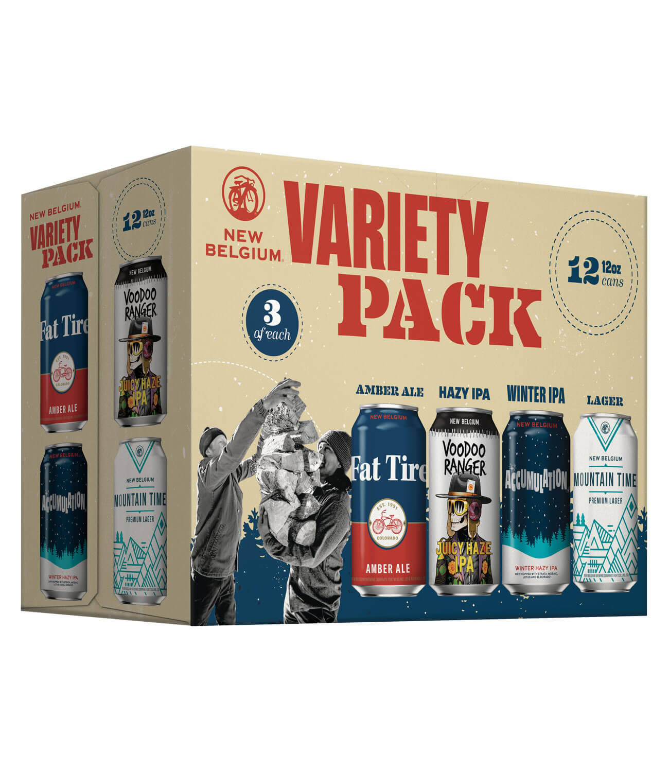 Belgium Folly Variety Pack - 12oz, 12 Cans