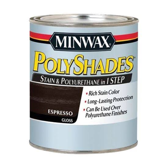Minwax PolyShades Espresso Gloss Stain and Polyurethane - 1qt