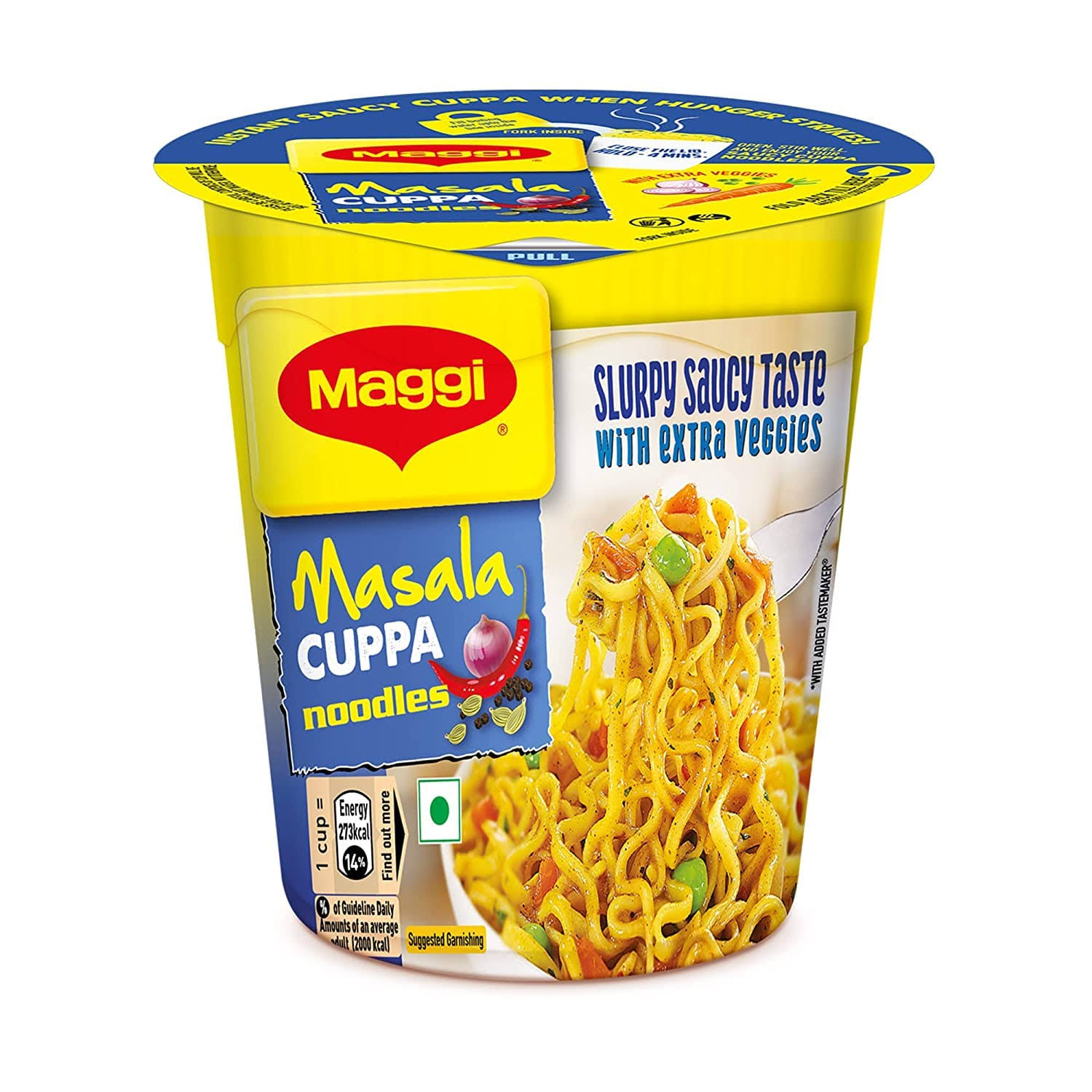Maggi Masala Cuppa Noodles- 70.5 GMS (2.46 oz)