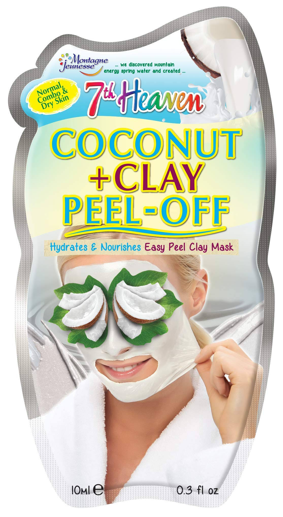 7th Heaven Coconut & Clay Peel Off Face Mask 10ml