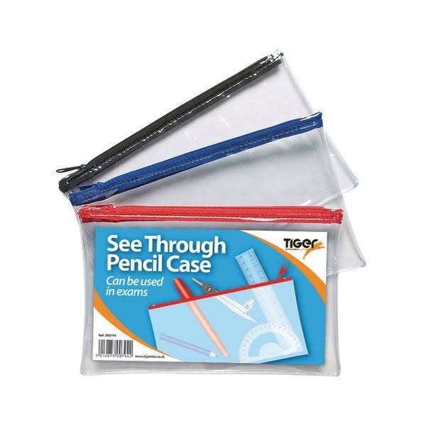 Small Flat Exam Pencil Case Pack of 12 300794