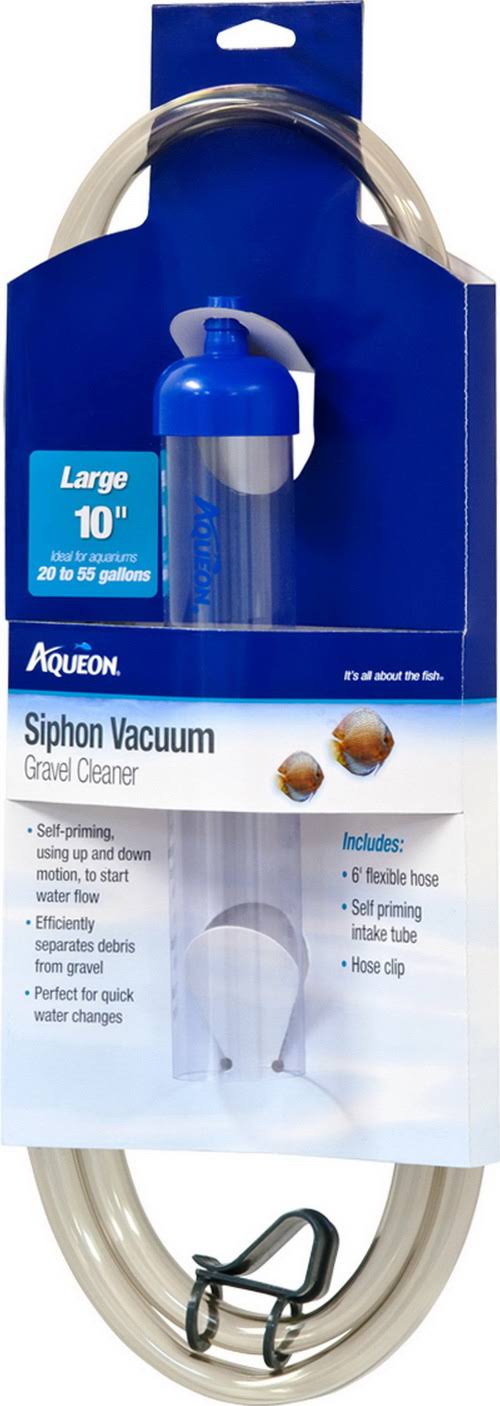 Aqueon Siphon Vacuum Aquarium Gravel Cleaner