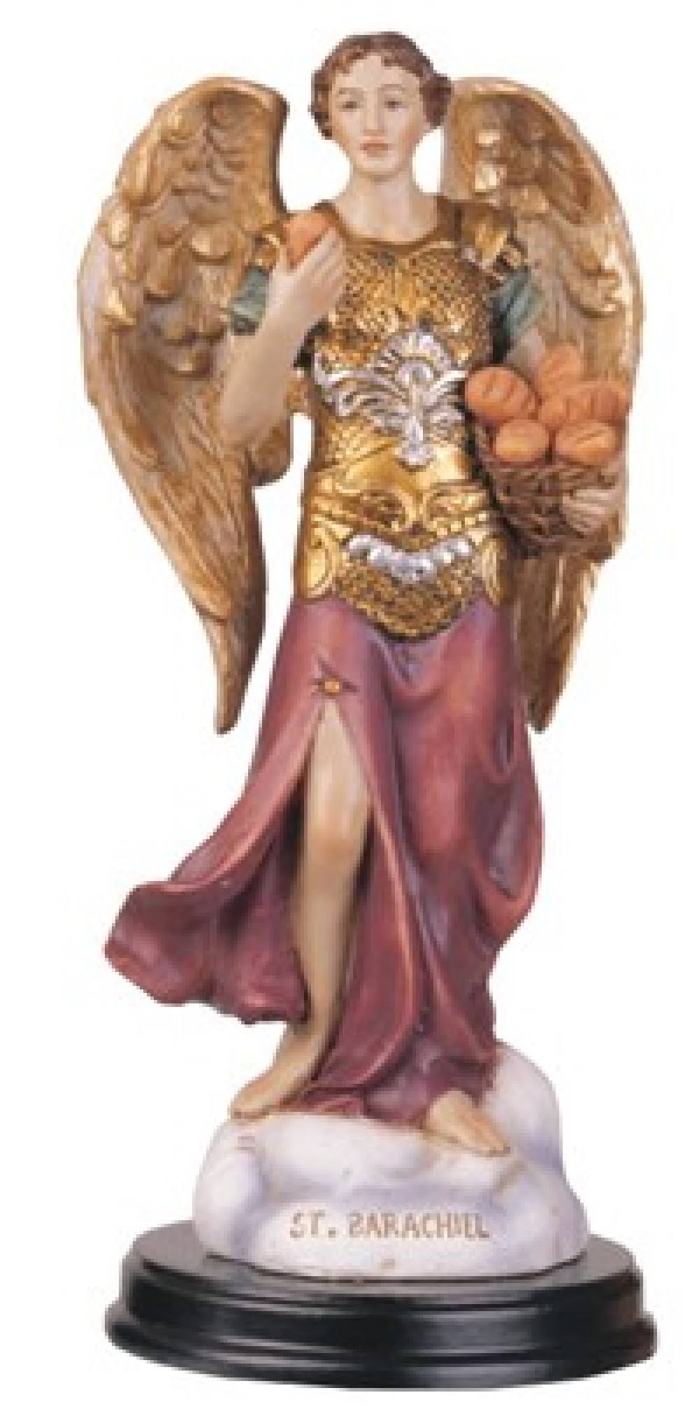 Stealstreet Ss-g-205.53 Archangel Barachiel Holy Figurine Religious Decoration Statue, 5"