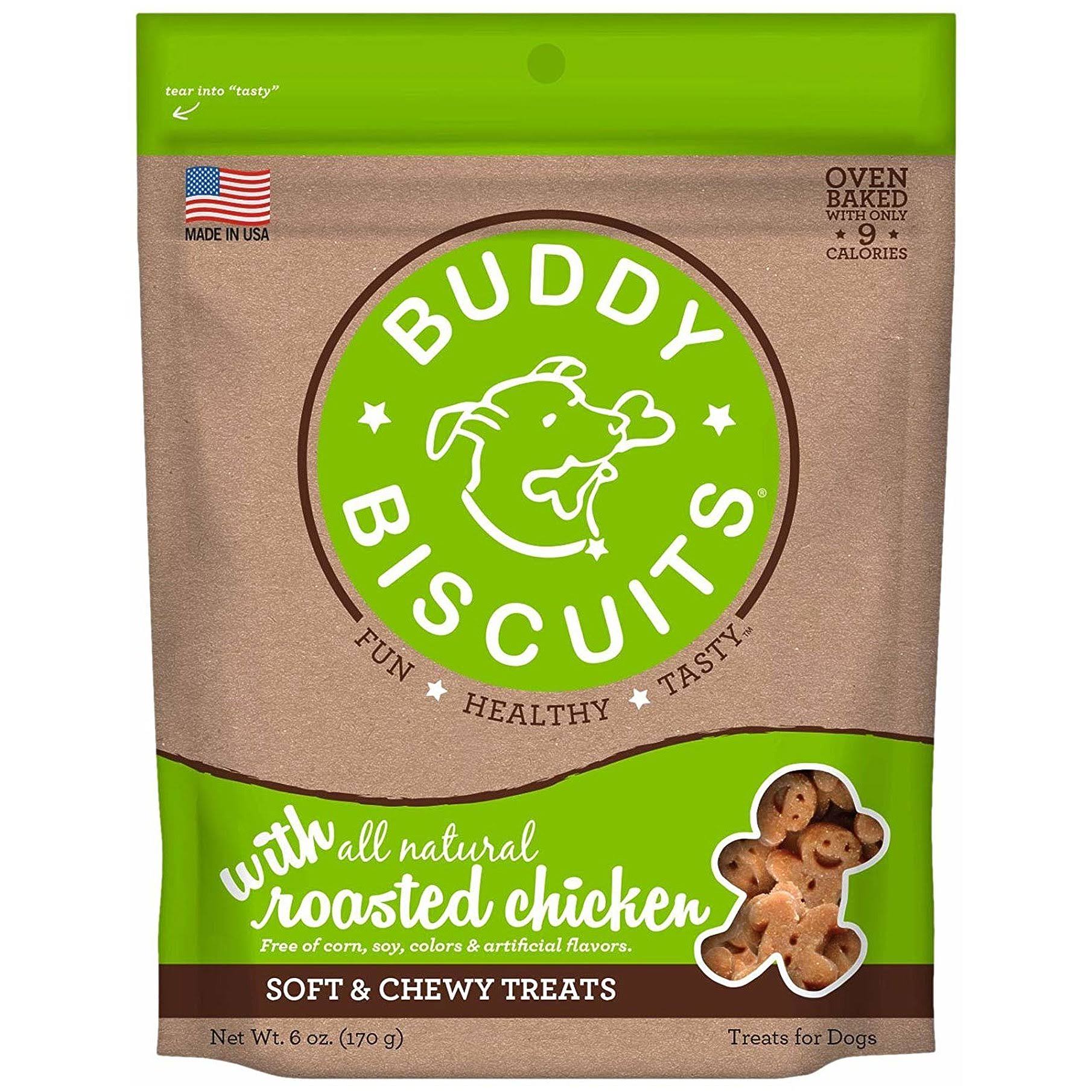 Cloud Star Buddy Biscuits - Soft & Chewy, Roasted Chicken, 170g