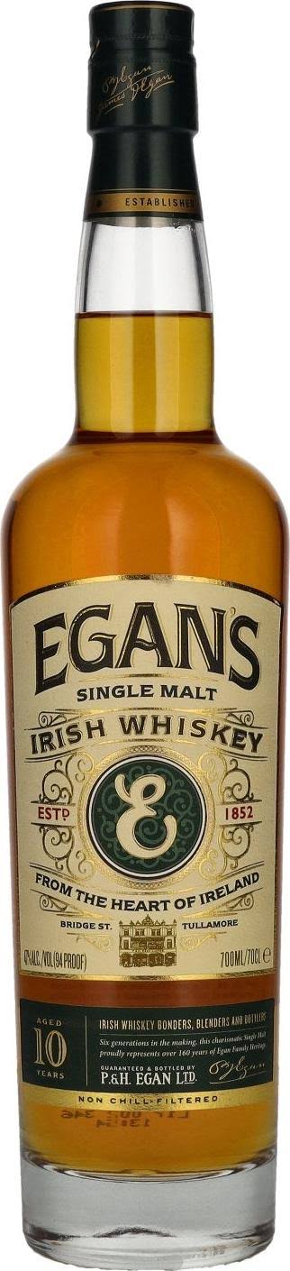 Egan's 10 Year Old Single Malt Whiskey | ABV 47% 70cl
