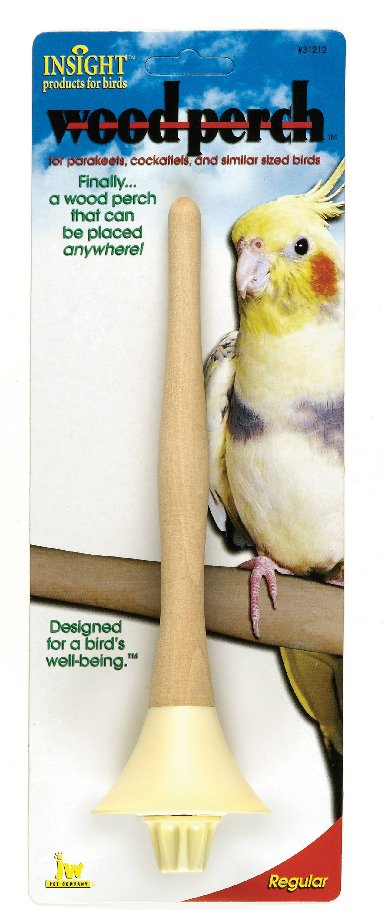 JW Pet Company Insight Wood Perch Bird Accessory - Regular