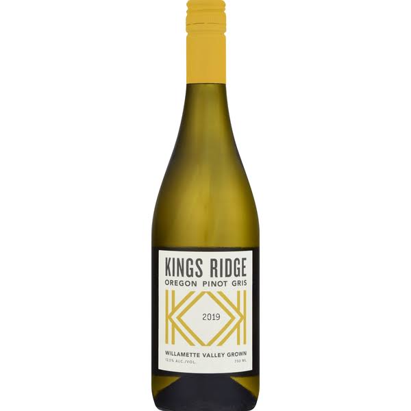 Kings Ridge Pinot Gris, Oregon, Willamette Valley Grown, 2019 - 750 ml