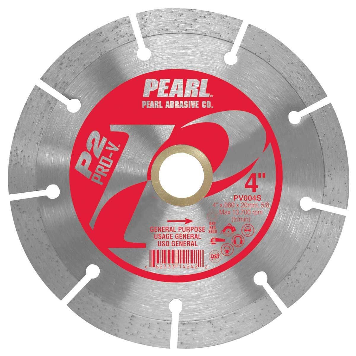 PEARL Abrasives PV045S, P2 Pro-V General Purpose Saw Blade, 4-1/2 x .080 x 7/8, 5/8