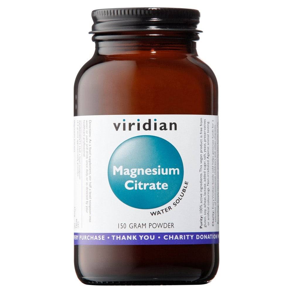 Viridian Magnesium Citrate Powder Supplement - 150g