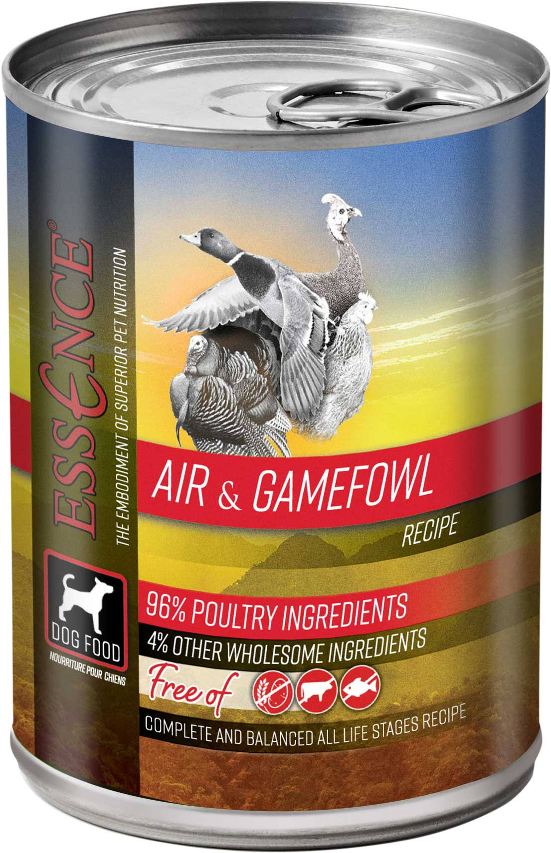 Essence Air & Gamefowl Wet Dog Food / 13 oz
