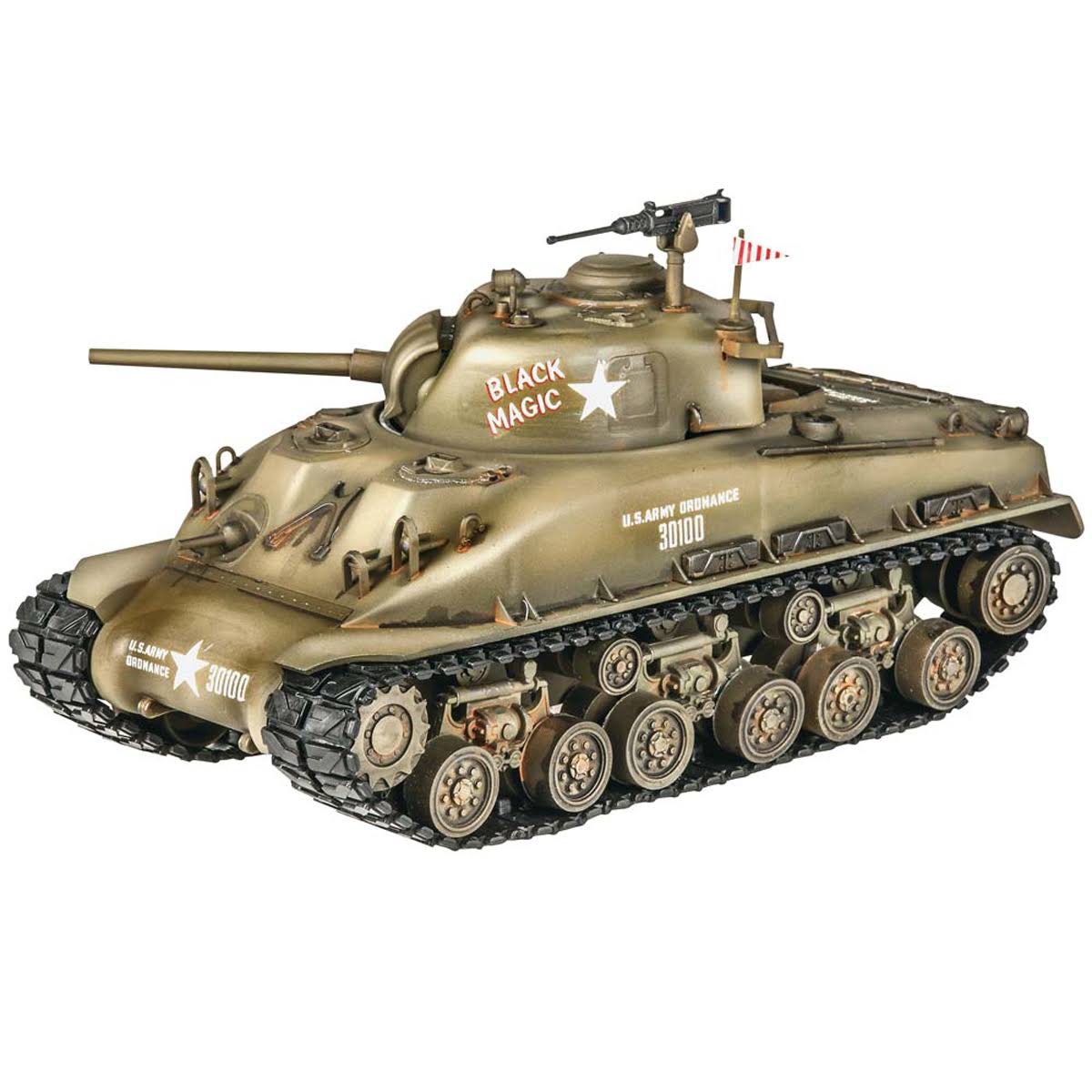 Revell 1/35 M4 Sherman Tank Black Magic Scale Plastic Model Kit