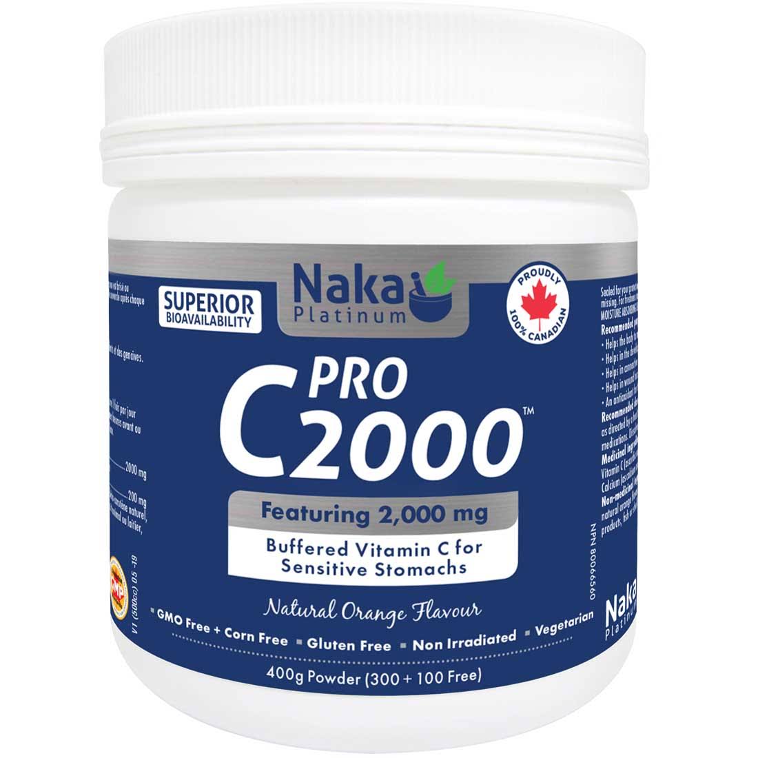 Naka Platinum Pro C2000 - Natural Orange (400 g)