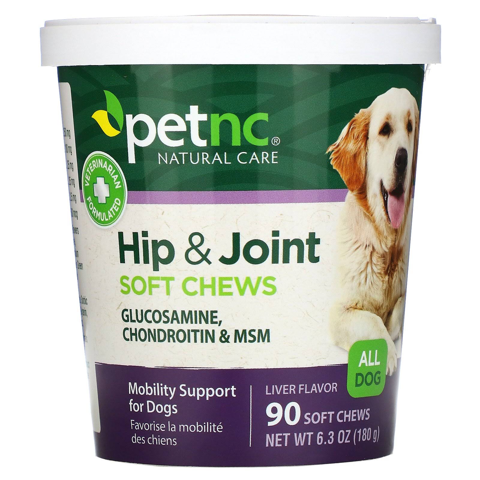 PetNC Natural Care Hip and Joint Dog Chews - 90 Soft Chews