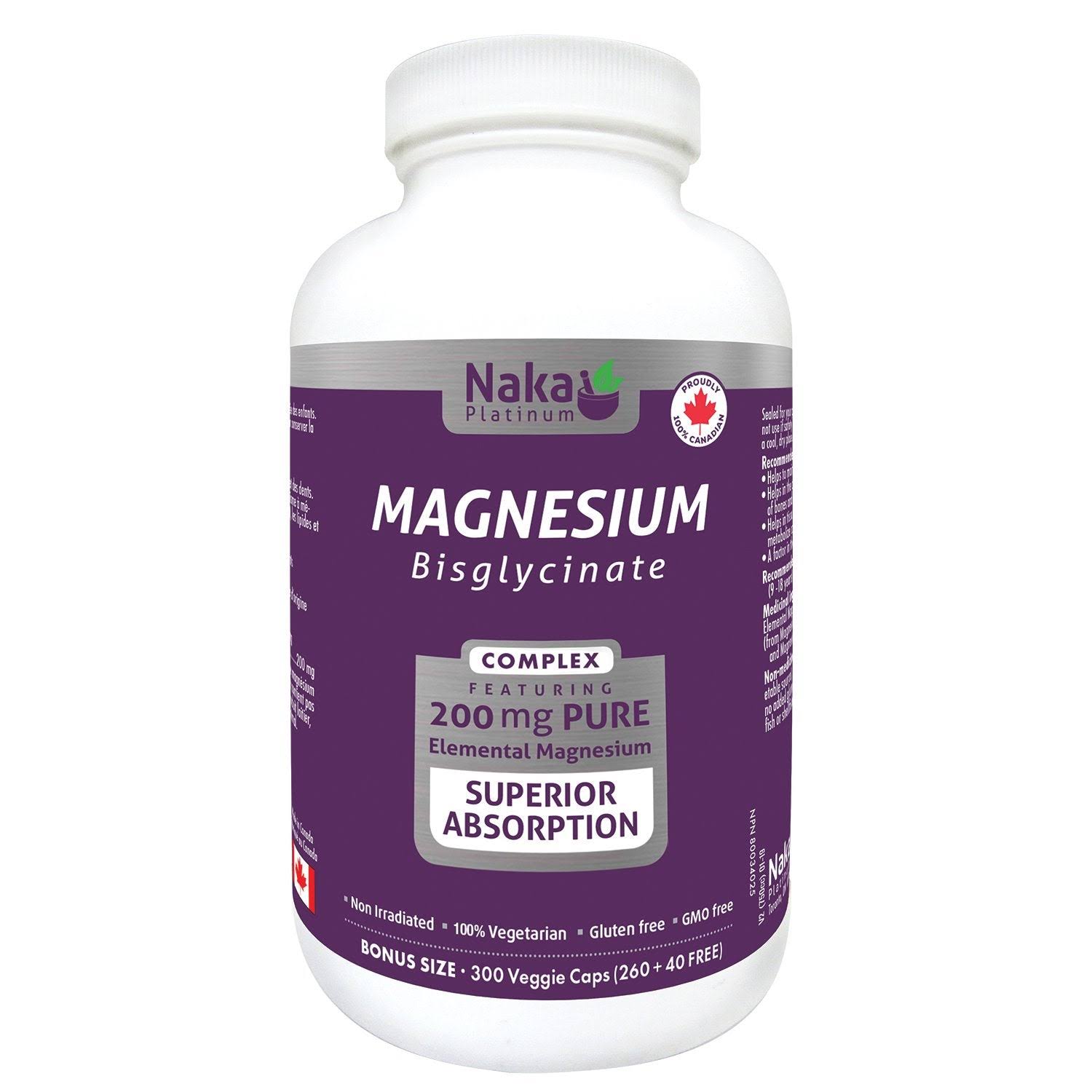 NAKA - Magnesium Bisglycinate 300 Capsules