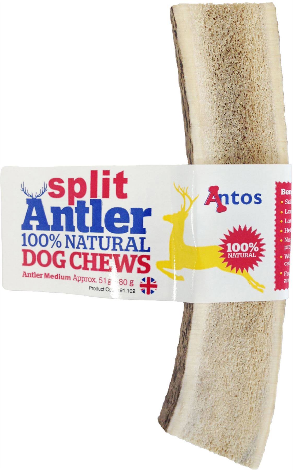Antos Split Antler 100 Natural Dog Chew - Medium, 51-80g